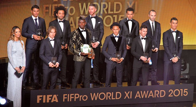 Luka Modrić selected for FIFA FIFPro World XI