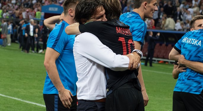 Dalić and Perišić celebrate: "As long as Croatia is winning..."