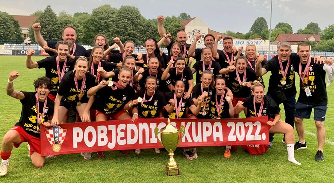 Nogometašice Splita uzele i naslov pobjednica Kupa