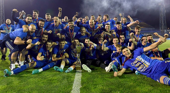 Dinamo slavi pobjedu nad Hajdukom i naslov prvaka Hrvatske