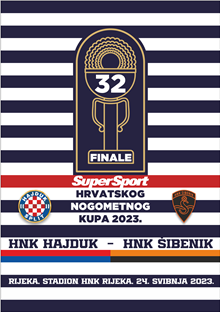 Finale Hrvatskog kupa 2023.,<br>Šibenik - Hajduk Rijeka, 24. svibnja 2023.